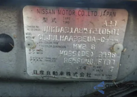 2004 Infiniti I35 z USA, uszkodzony, nr VIN JNKDA31A84T210601